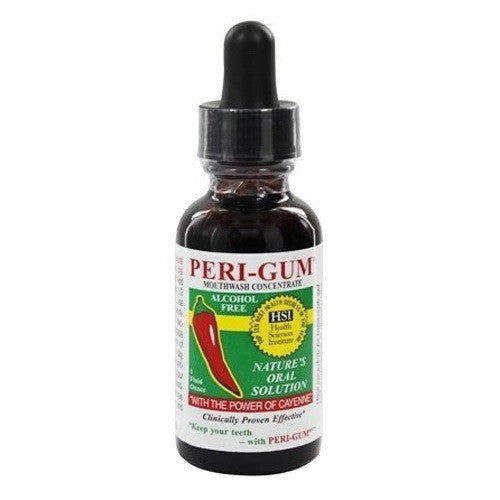 Peri Gum Mouthwash Concentrate Acohol Free Natures Oral Solution, 1 Oz
